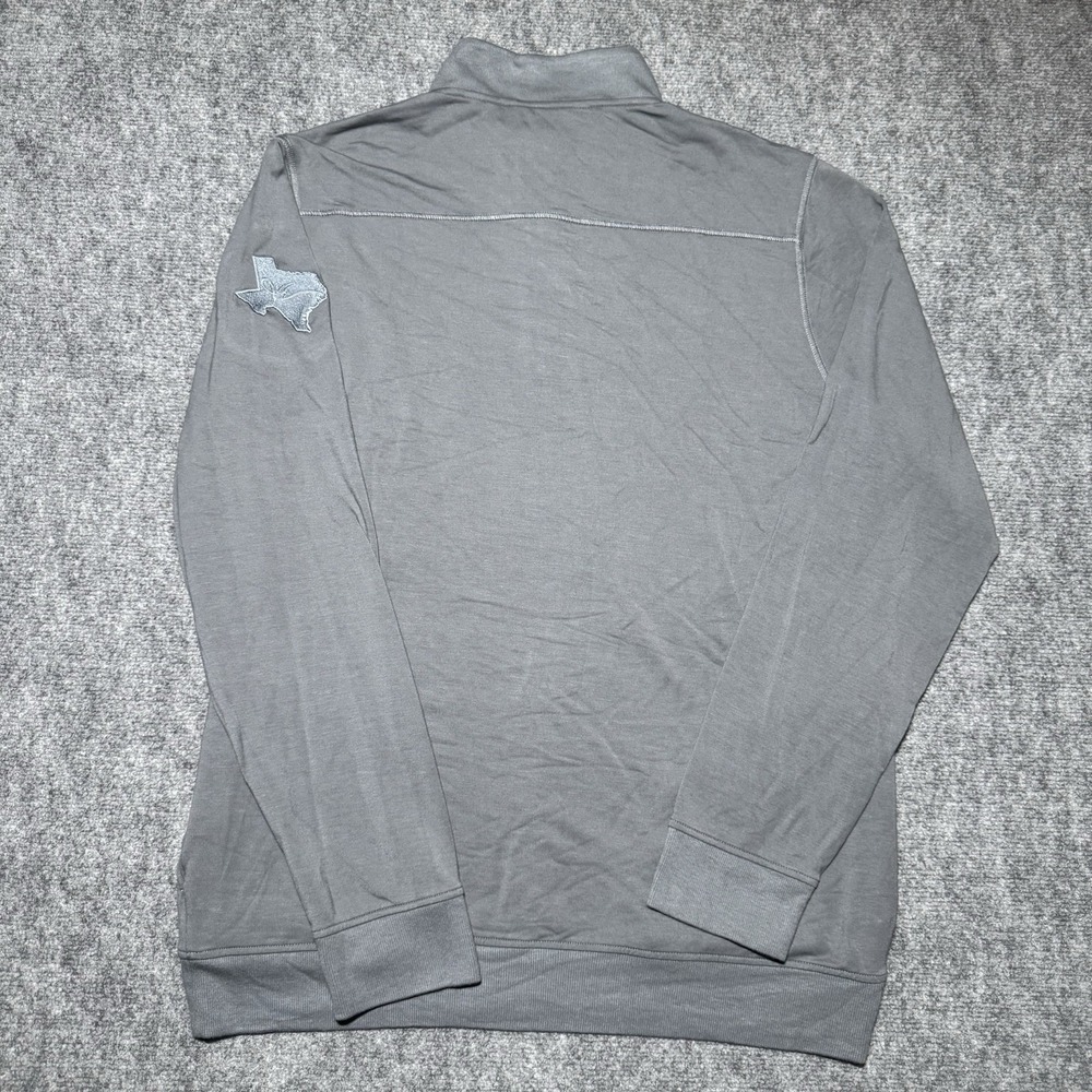 Travis Mathew Newport 1/4 Zip Fleece Mens Large Shade Gray Golf Embroidered NEW - Picture 12 of 14